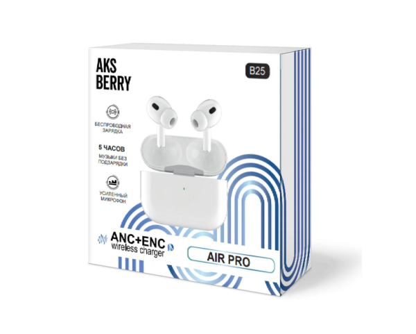Купить Наушники Aksberry B25 Air Pro TWS (белый)-1.png